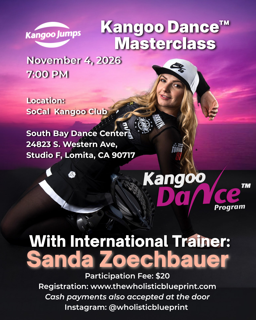 Kangoo Dance™ Masterclass with Sanda Zoechbauer - November 4 2026