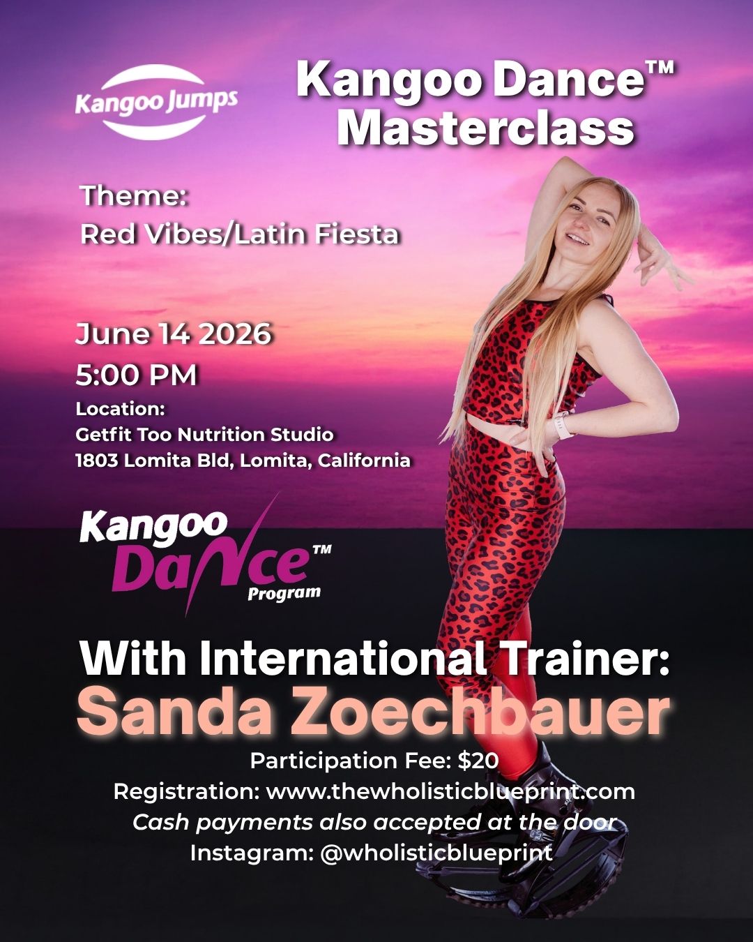 Kangoo Dance™ Masterclass with Sanda Zoechbauer - June 14 2026