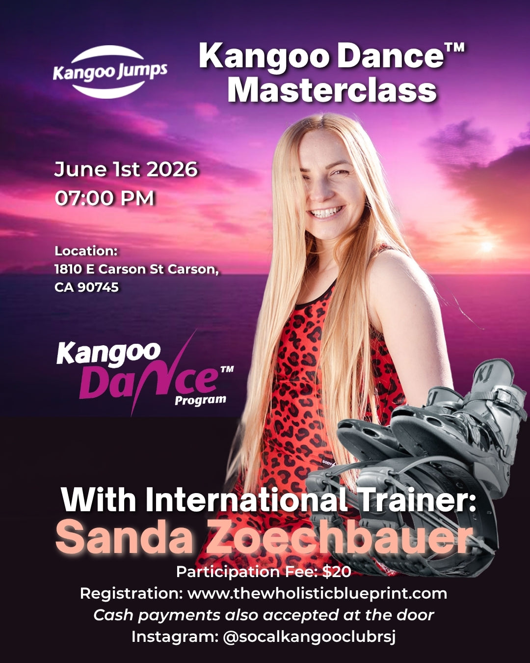 Kangoo Dance™ Masterclass with Sanda Zoechbauer - June 01 2026