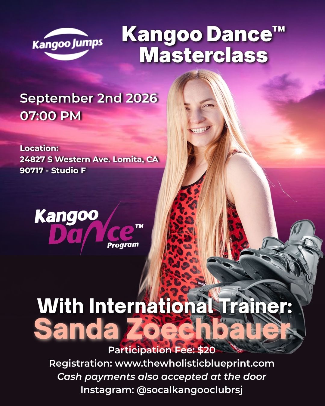 Kangoo Dance™ Masterclass with Sanda Zoechbauer - September 2 2026